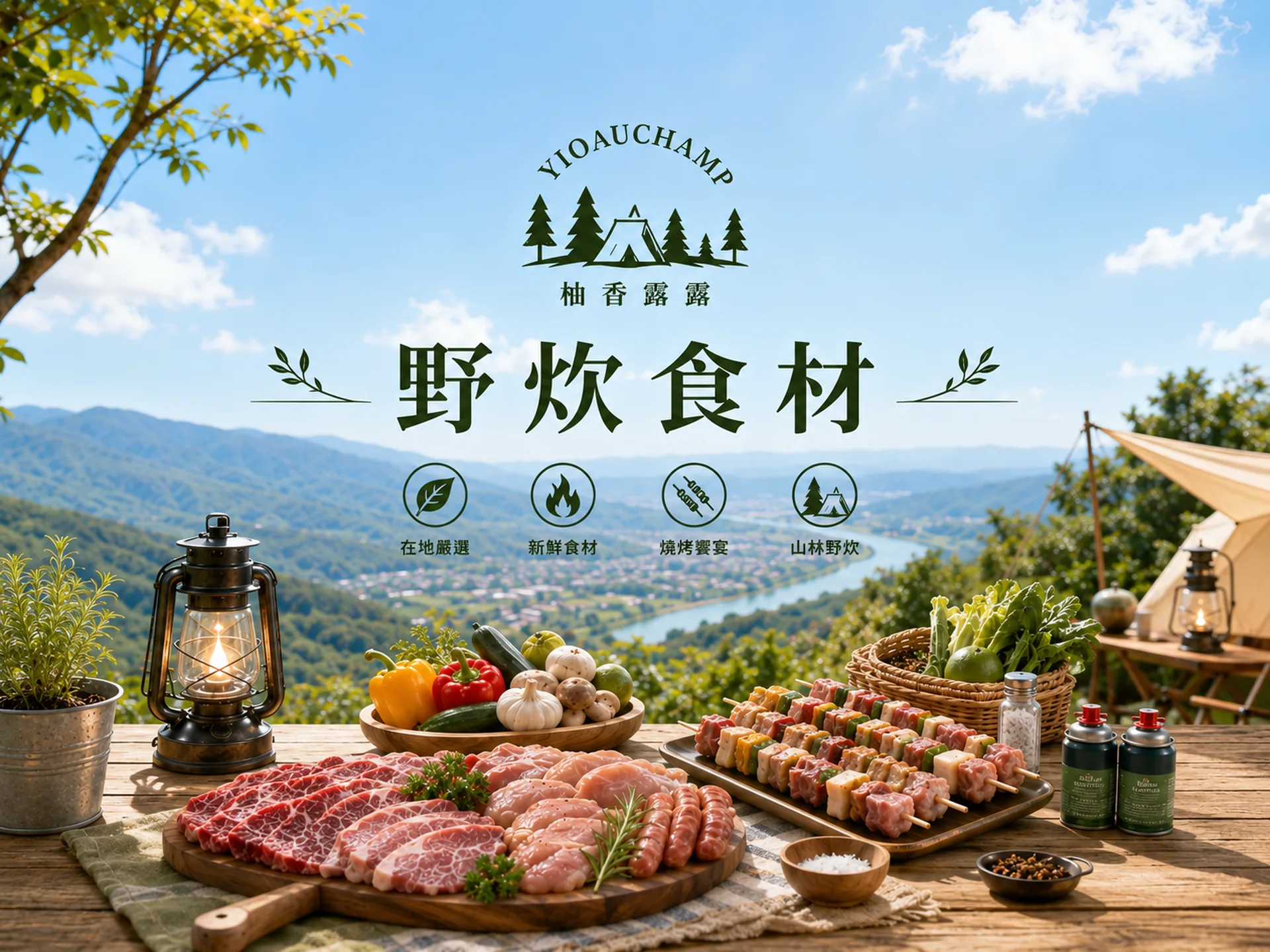 柚香露露野炊食材